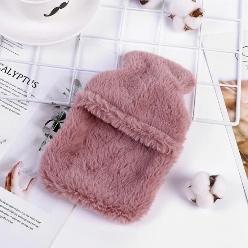Bouillotte Lapin en Peluche – Petite Bouillotte Réutilisable Toute Douce