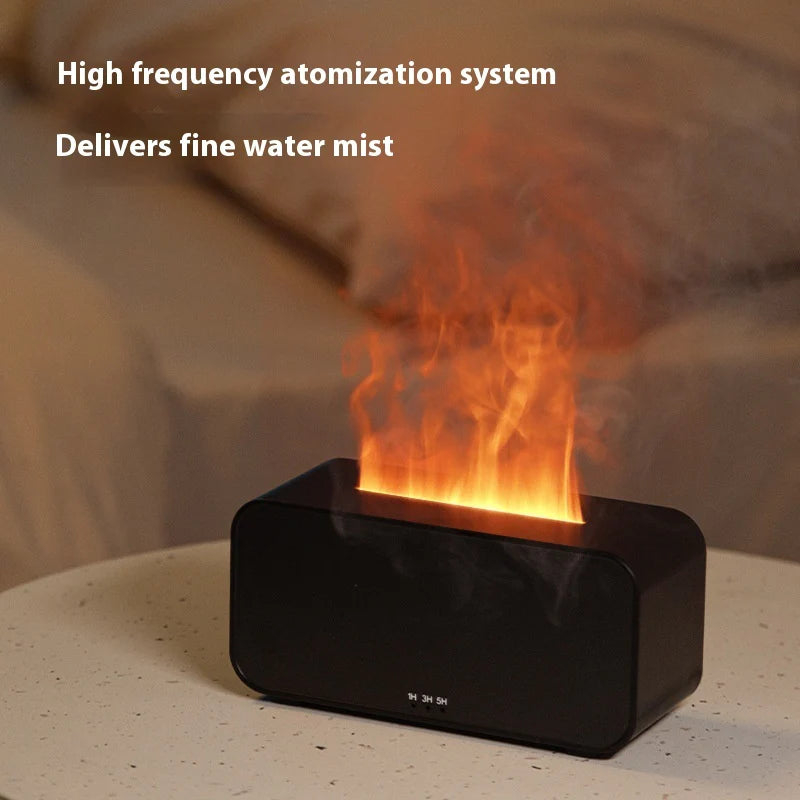 Diffuseur Effet Flamme – Humidificateur & Diffuseur d'Huiles Essentielles Silencieux