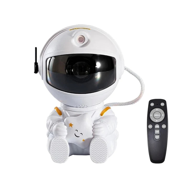 Projecteur Ciel Étoilé Astronaute – Veilleuse Galaxie & Nébuleuse avec Télécommande