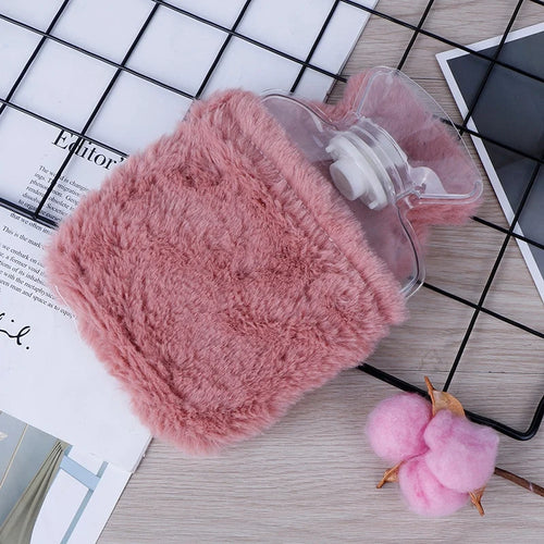 Bouillotte Lapin en Peluche – Petite Bouillotte Réutilisable Toute Douce