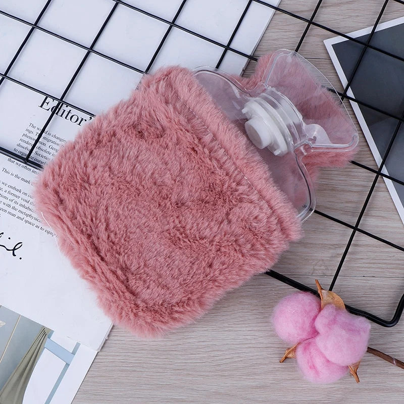 Bouillotte Lapin en Peluche – Petite Bouillotte Réutilisable Toute Douce
