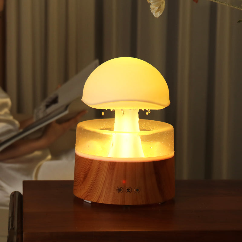 Humidificateur Nuage de Pluie – Diffuseur d'Huiles Essentielles & Veilleuse Apaisante