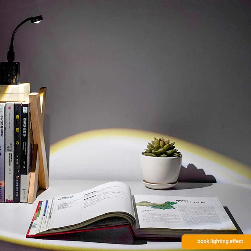 Lampe Coucher de Soleil – Projecteur LED Effet Sunset pour Chambre & Déco