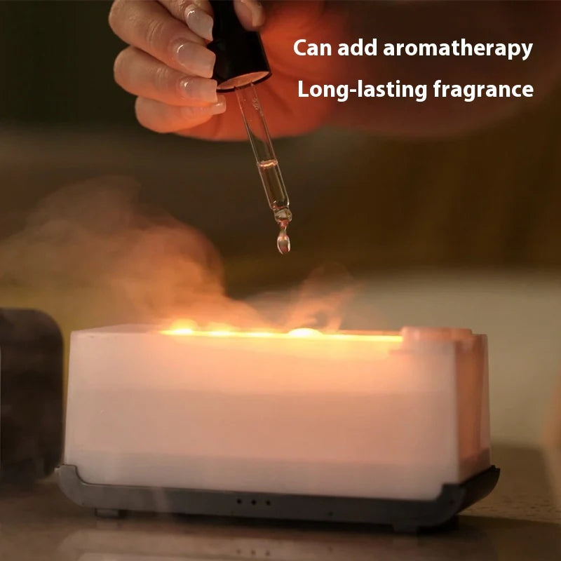 Diffuseur Effet Flamme – Humidificateur & Diffuseur d'Huiles Essentielles Silencieux