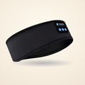 Bandeau de sommeil Bluetooth noir avec écouteurs ultra-fins intégrés | Maison Nuage