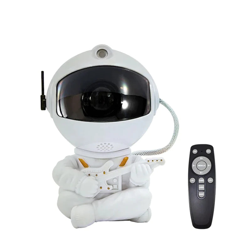 Projecteur Ciel Étoilé Astronaute – Veilleuse Galaxie & Nébuleuse avec Télécommande
