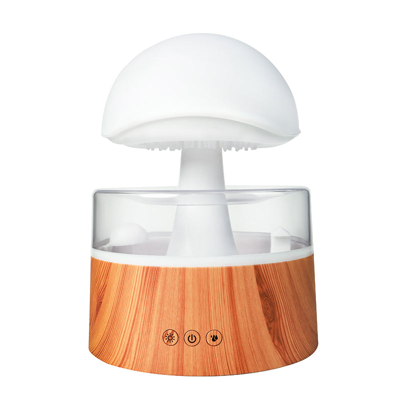 Humidificateur Nuage de Pluie – Diffuseur d'Huiles Essentielles & Veilleuse Apaisante